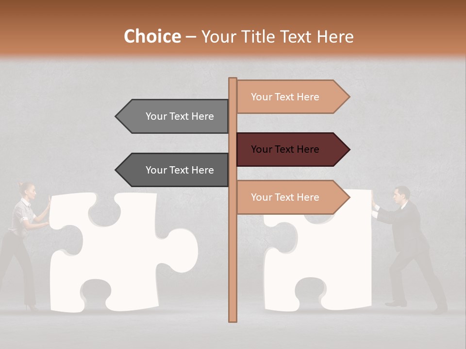 Teamwork Assemble White PowerPoint Template