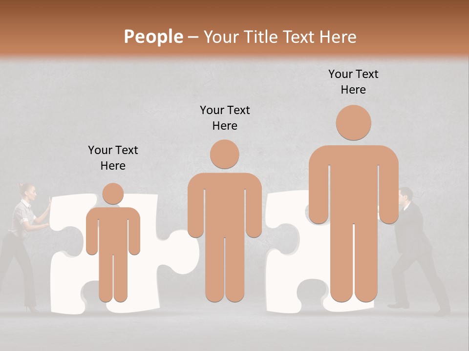 Teamwork Assemble White PowerPoint Template