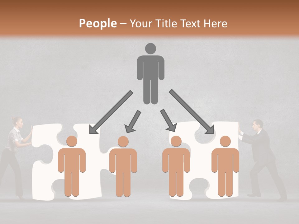 Teamwork Assemble White PowerPoint Template