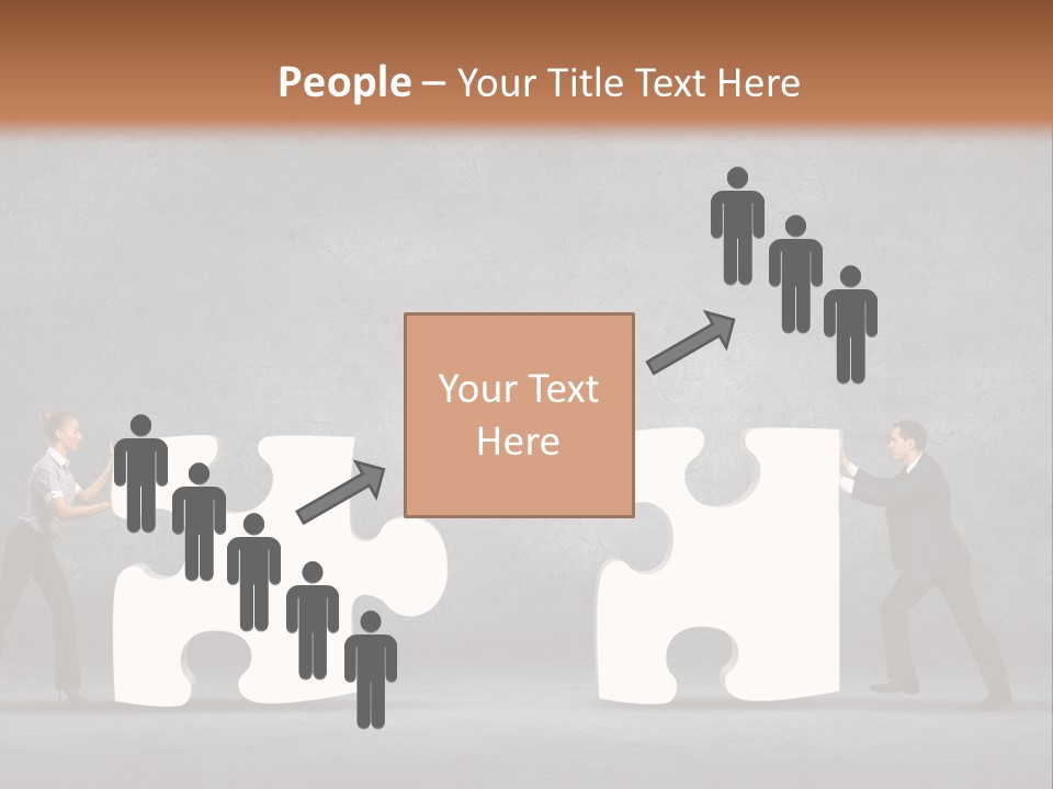 Teamwork Assemble White PowerPoint Template