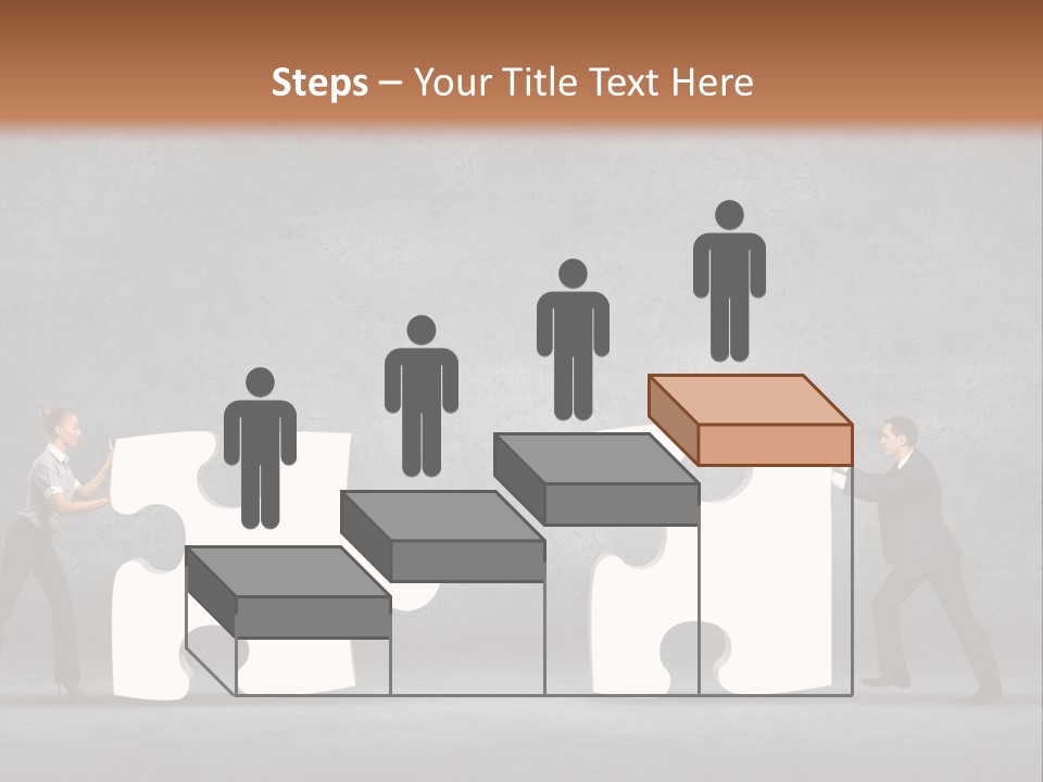 Teamwork Assemble White PowerPoint Template