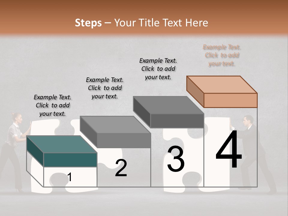 Teamwork Assemble White PowerPoint Template