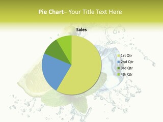 Leaf Refreshment Fruit PowerPoint Template