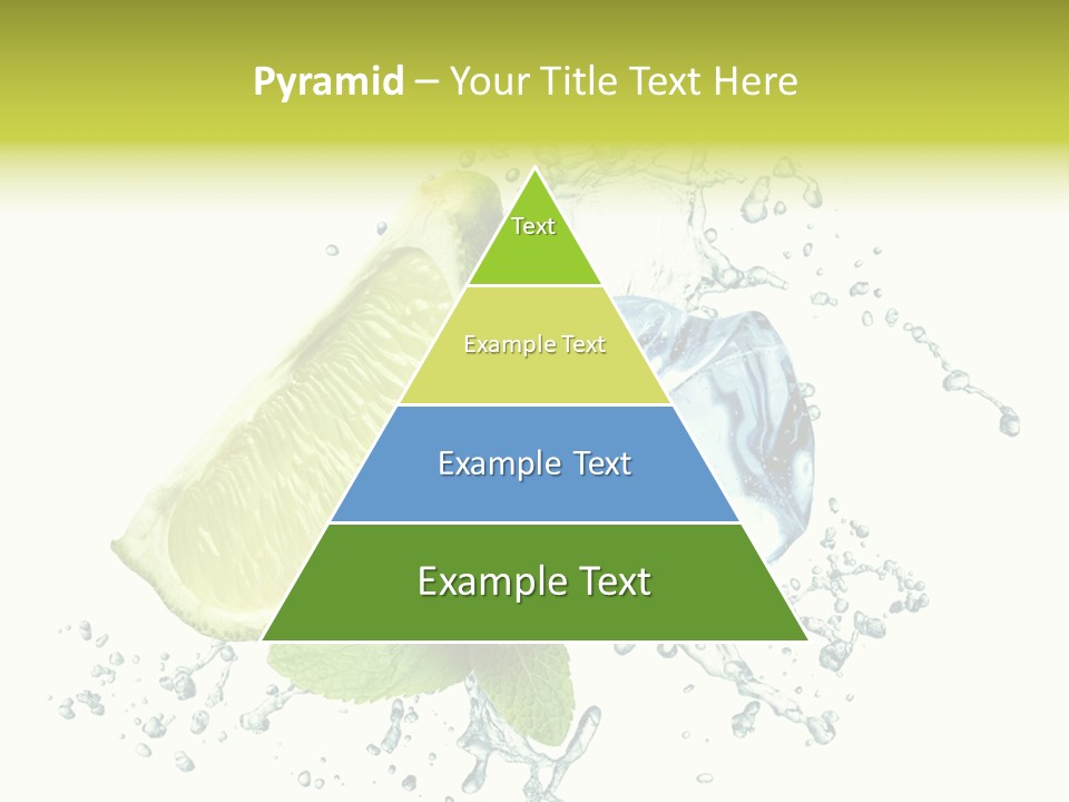 Leaf Refreshment Fruit PowerPoint Template