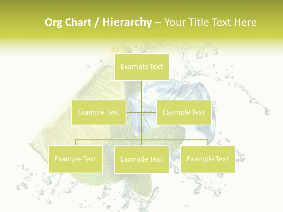 Leaf Refreshment Fruit PowerPoint Template
