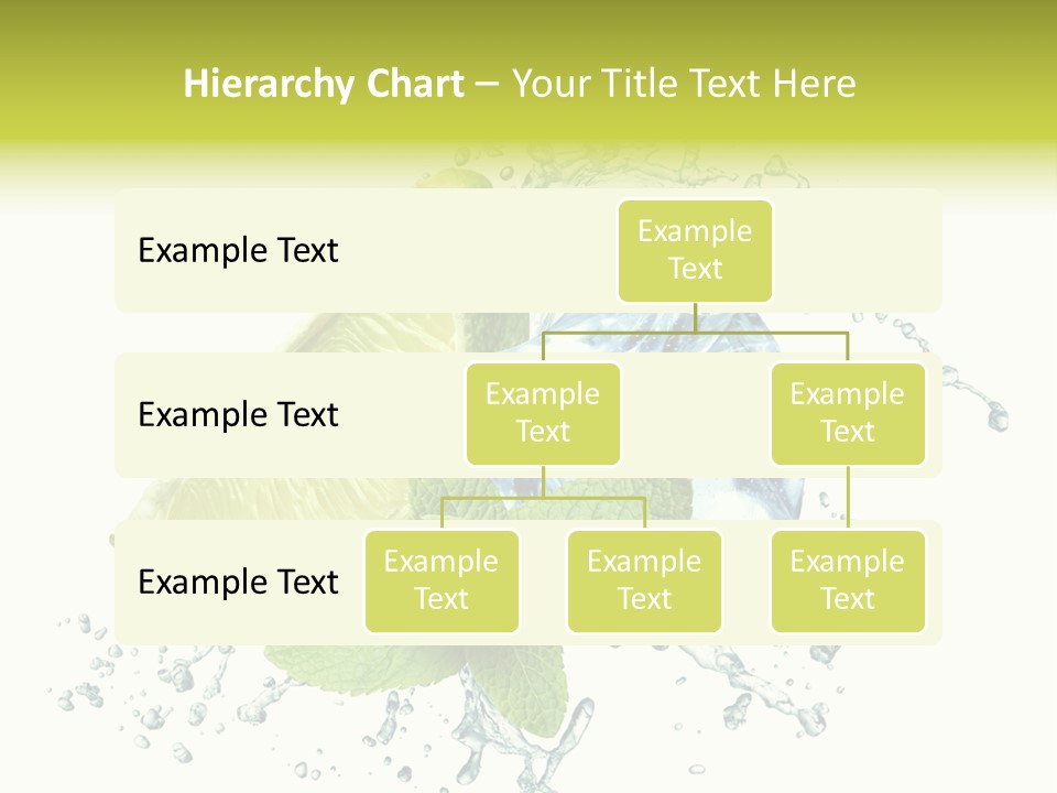 Leaf Refreshment Fruit PowerPoint Template
