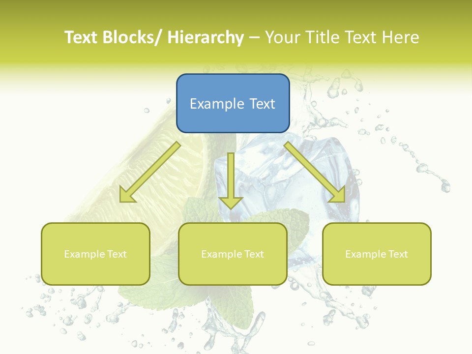 Leaf Refreshment Fruit PowerPoint Template