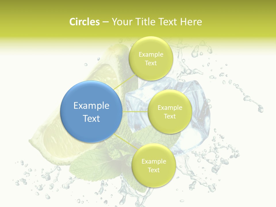 Leaf Refreshment Fruit PowerPoint Template