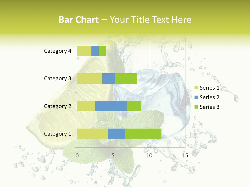 Leaf Refreshment Fruit PowerPoint Template