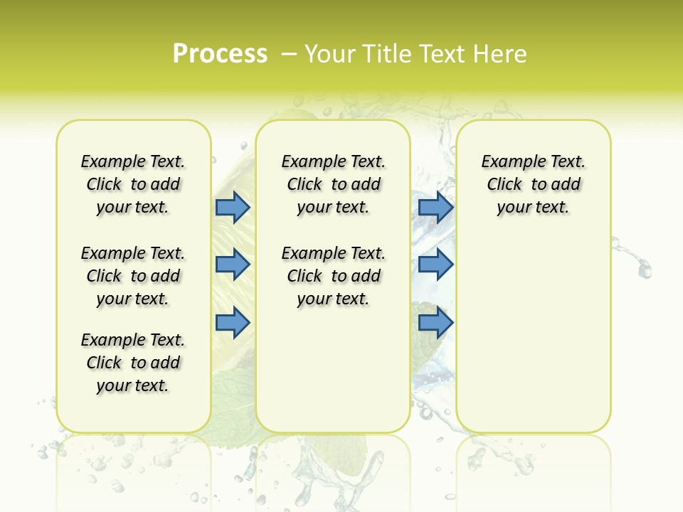 Leaf Refreshment Fruit PowerPoint Template