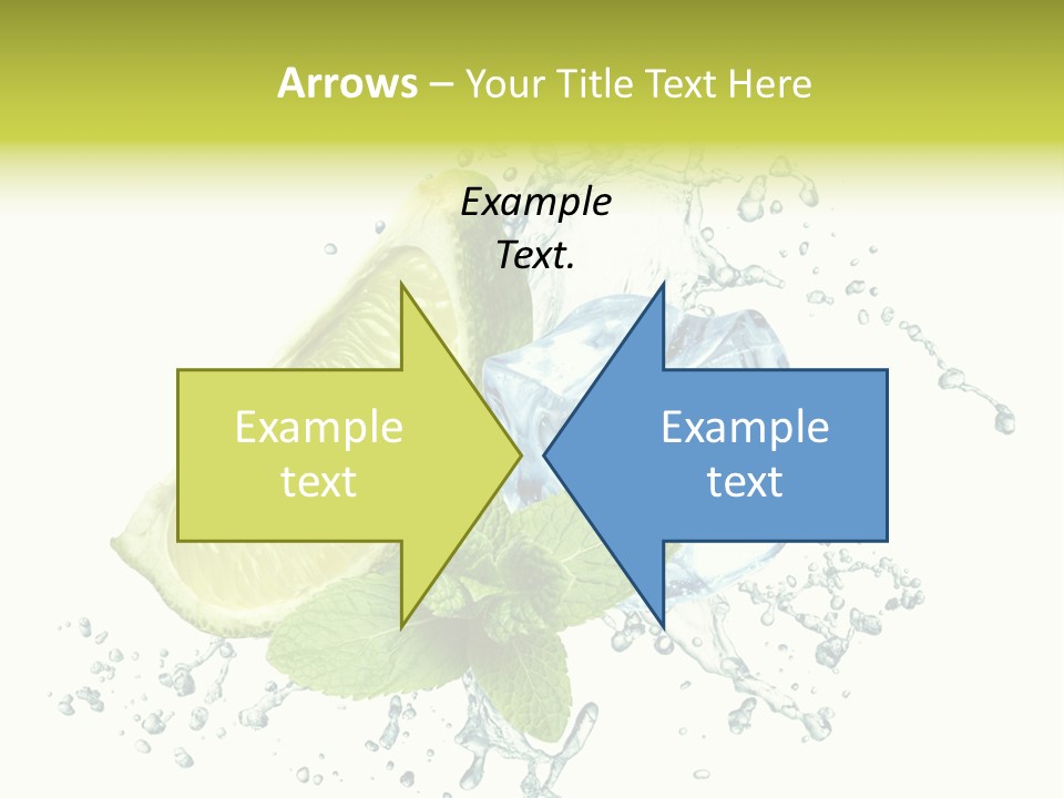 Leaf Refreshment Fruit PowerPoint Template