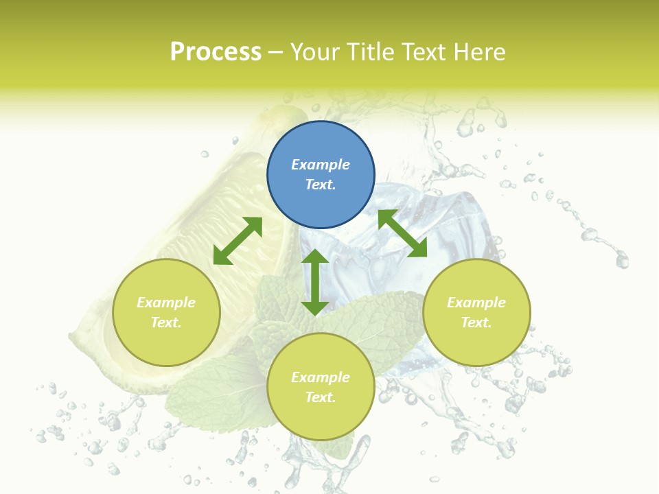 Leaf Refreshment Fruit PowerPoint Template