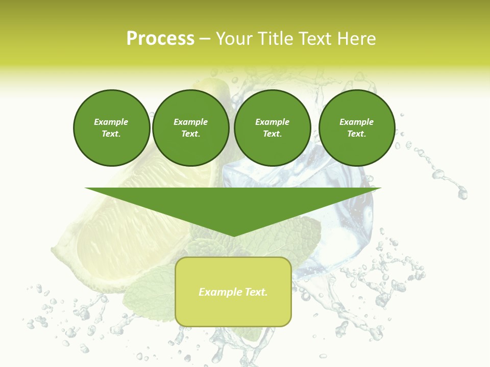Leaf Refreshment Fruit PowerPoint Template