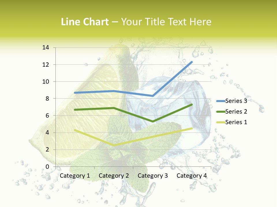 Leaf Refreshment Fruit PowerPoint Template