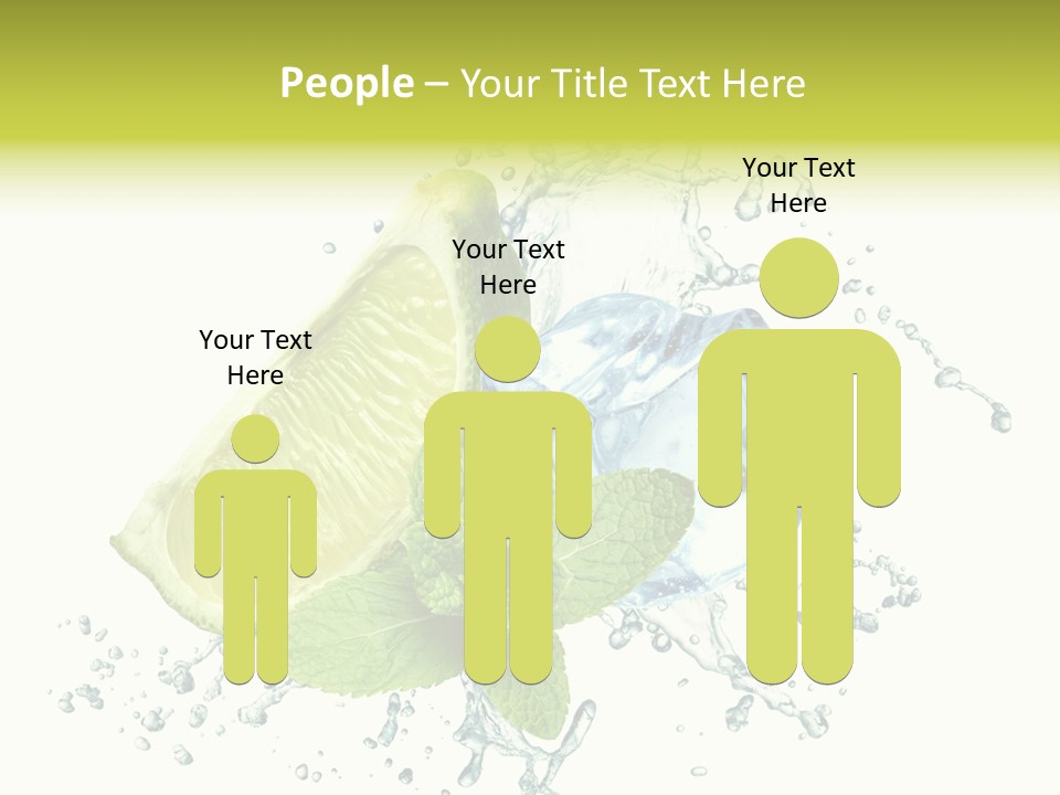 Leaf Refreshment Fruit PowerPoint Template