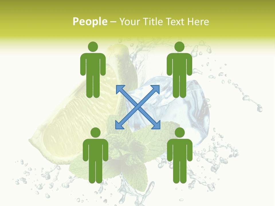 Leaf Refreshment Fruit PowerPoint Template