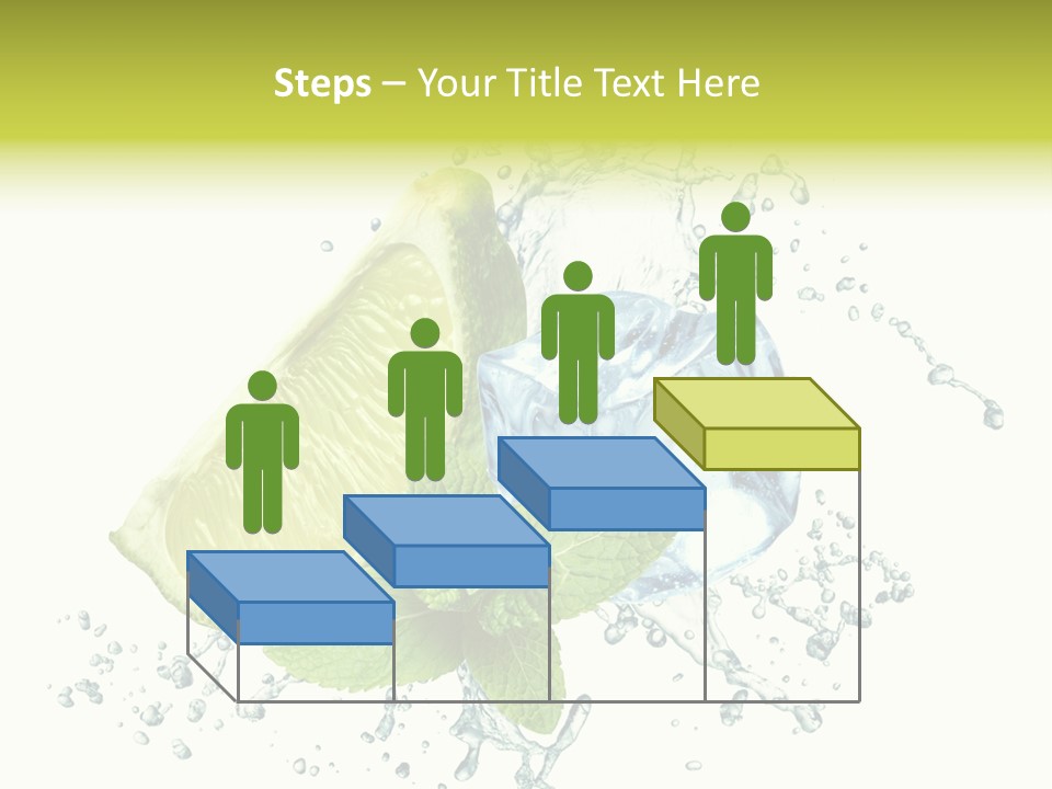 Leaf Refreshment Fruit PowerPoint Template