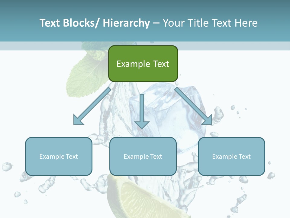 White Herb Cocktail PowerPoint Template