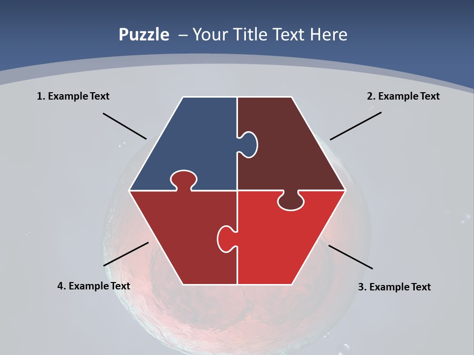 Genes Procreation Nucleus PowerPoint Template