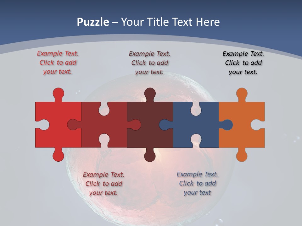 Genes Procreation Nucleus PowerPoint Template