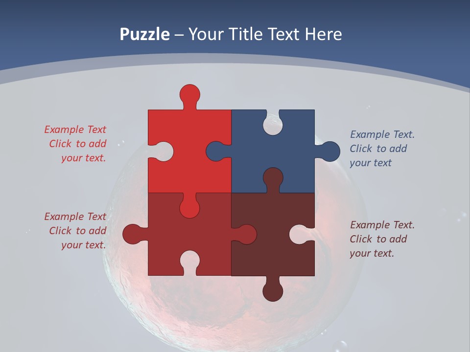 Genes Procreation Nucleus PowerPoint Template