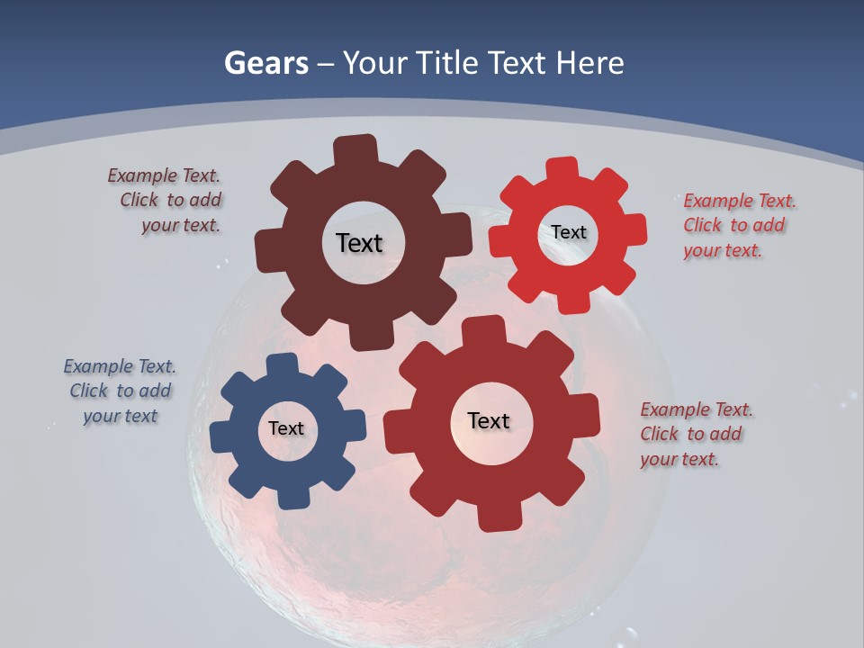 Genes Procreation Nucleus PowerPoint Template