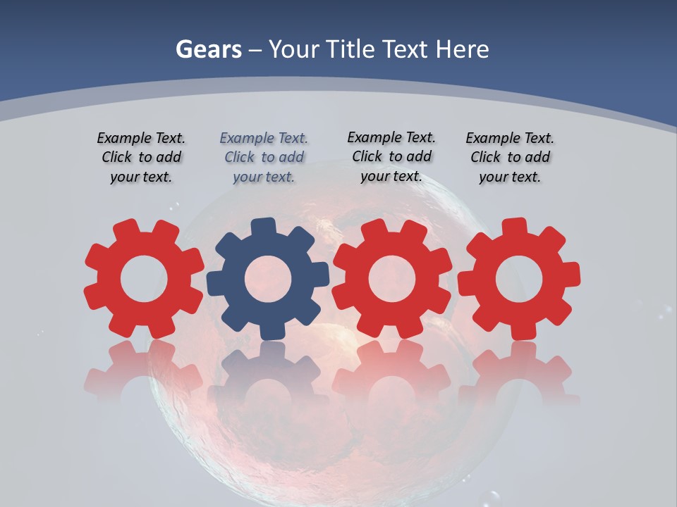 Genes Procreation Nucleus PowerPoint Template