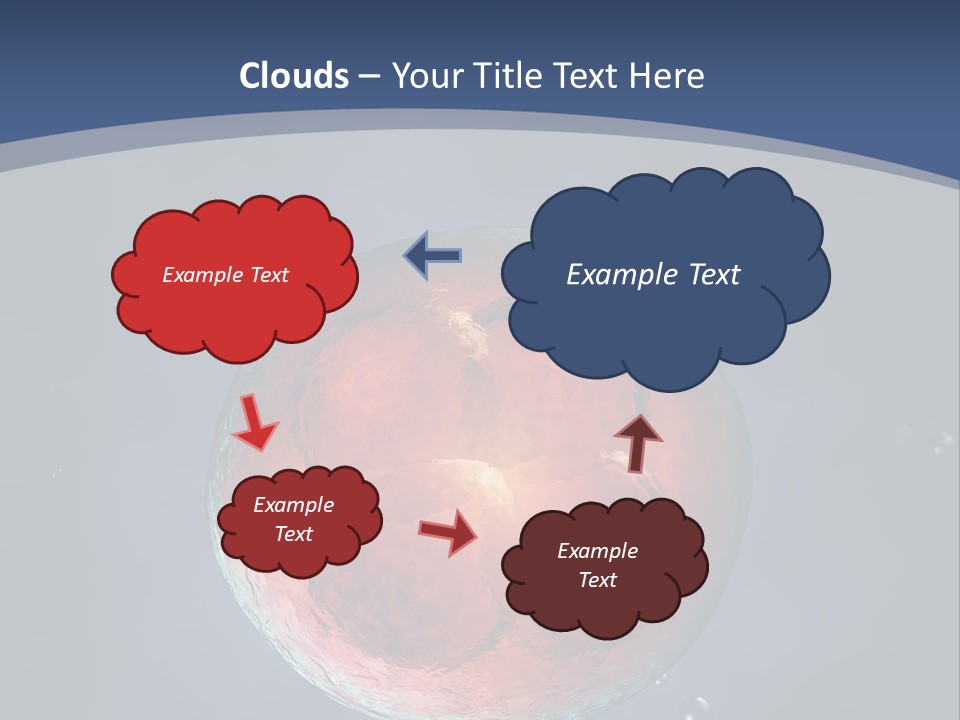 Genes Procreation Nucleus PowerPoint Template