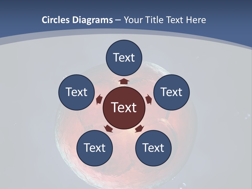Genes Procreation Nucleus PowerPoint Template