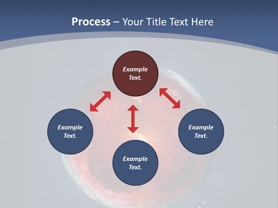 Genes Procreation Nucleus PowerPoint Template