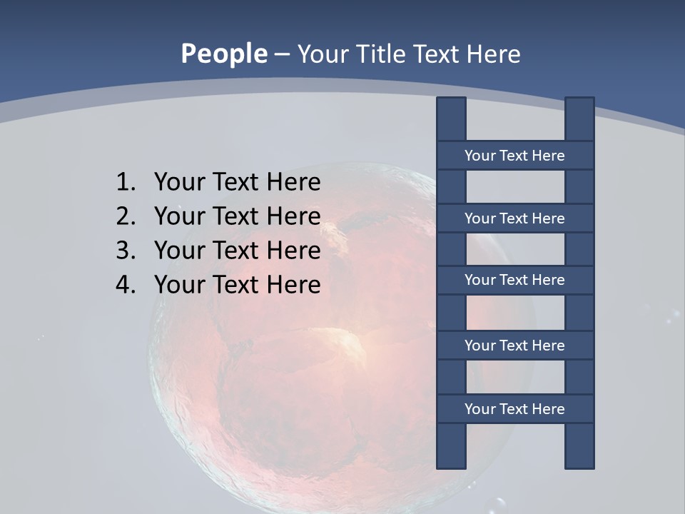 Genes Procreation Nucleus PowerPoint Template