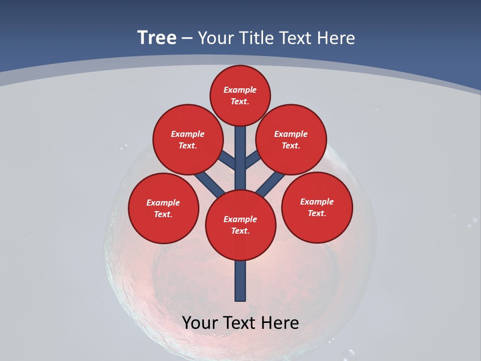 Genes Procreation Nucleus PowerPoint Template