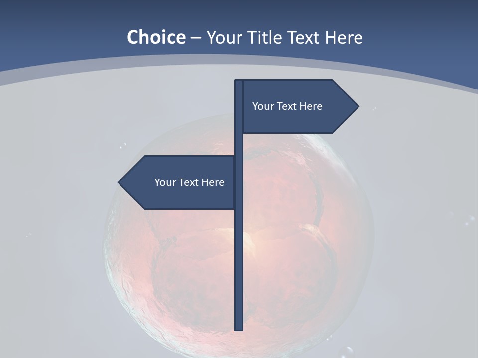 Genes Procreation Nucleus PowerPoint Template