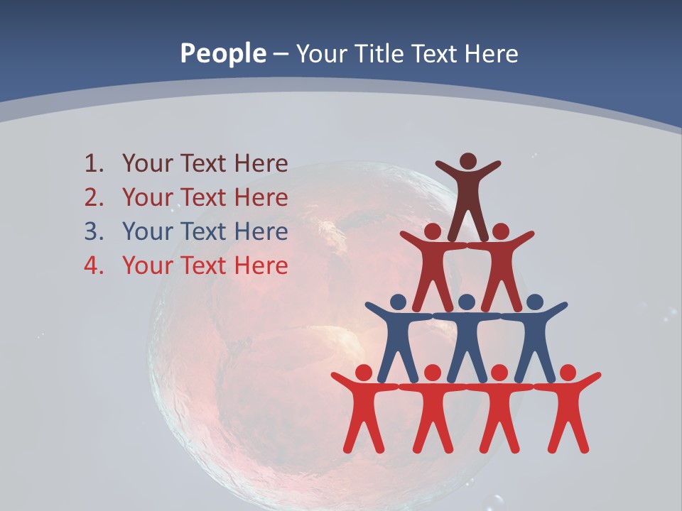 Genes Procreation Nucleus PowerPoint Template