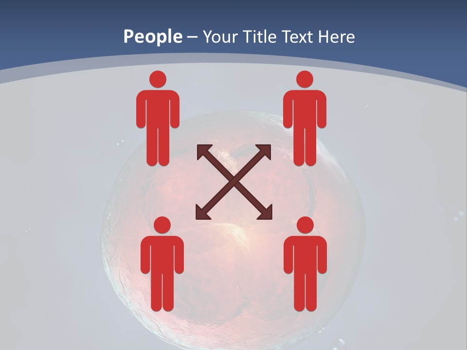 Genes Procreation Nucleus PowerPoint Template