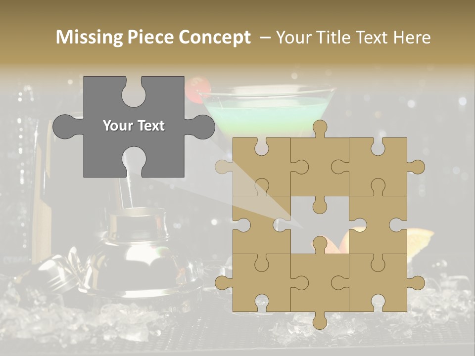 Cherry Vodka Curacao PowerPoint Template