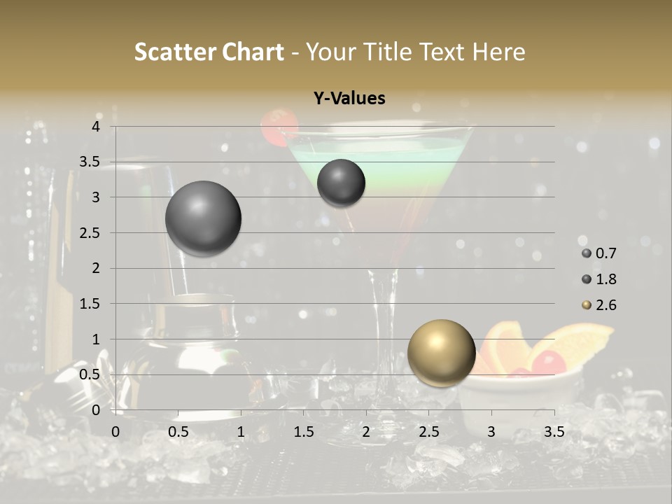 Cherry Vodka Curacao PowerPoint Template