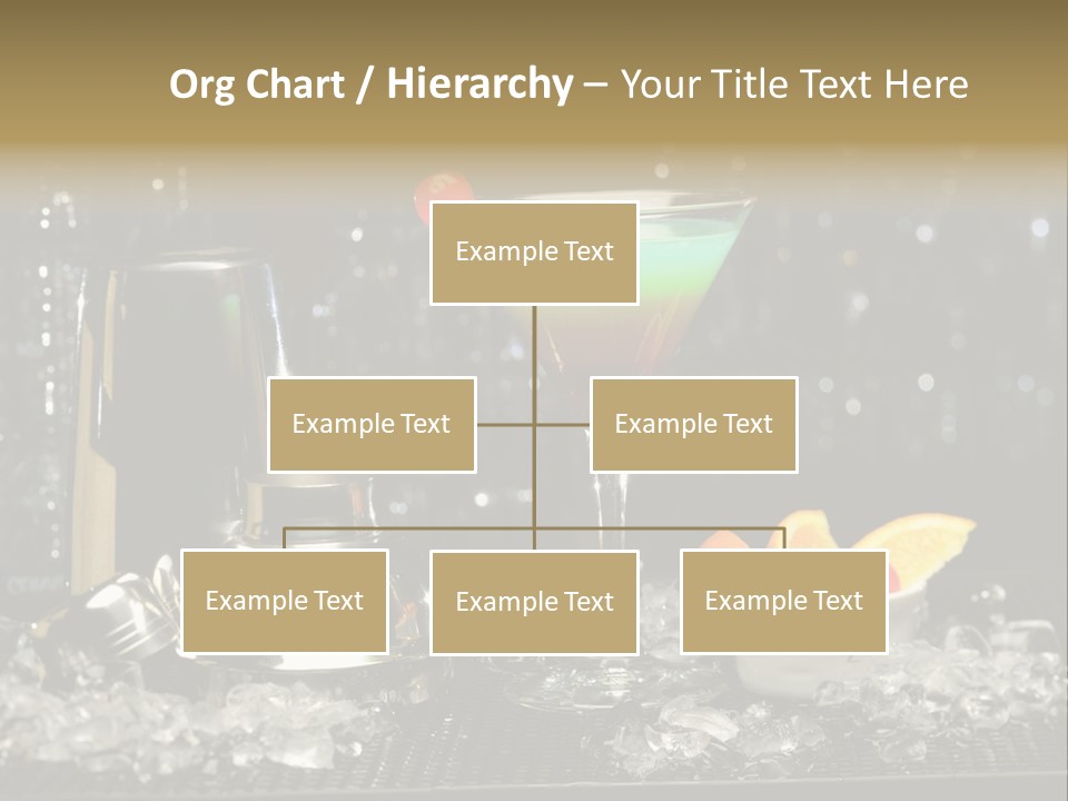 Cherry Vodka Curacao PowerPoint Template