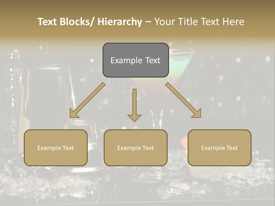 Cherry Vodka Curacao PowerPoint Template