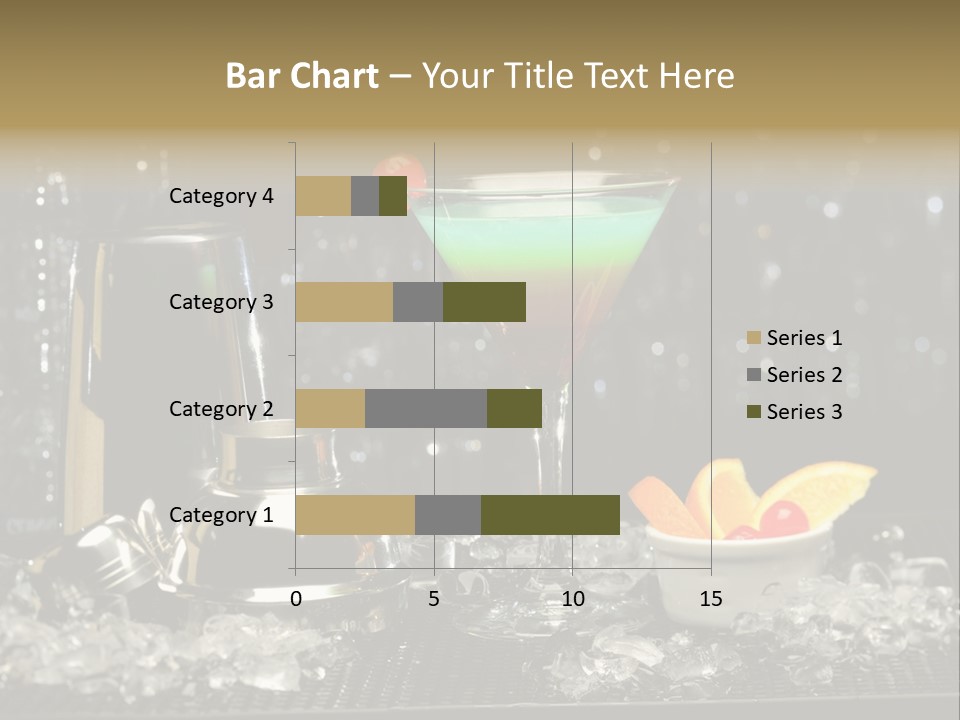 Cherry Vodka Curacao PowerPoint Template