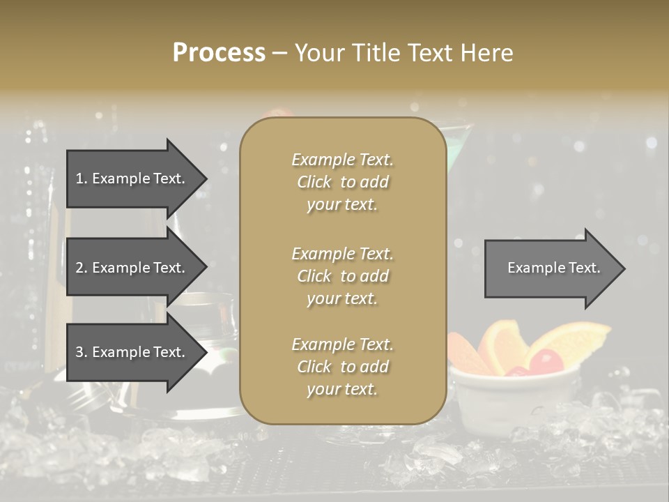 Cherry Vodka Curacao PowerPoint Template