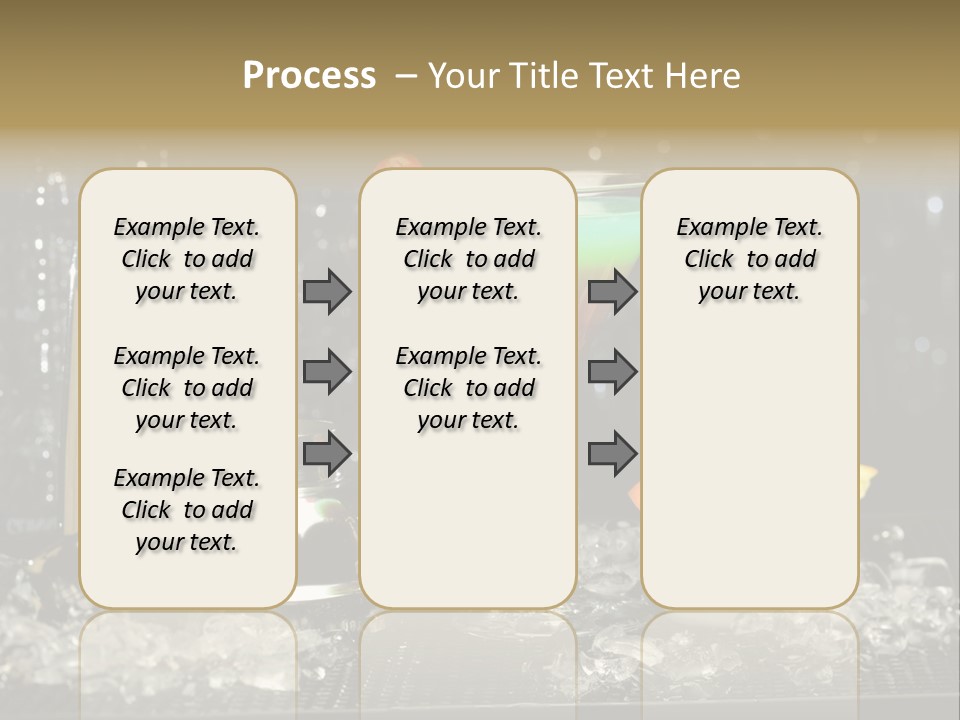 Cherry Vodka Curacao PowerPoint Template