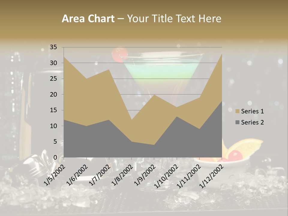 Cherry Vodka Curacao PowerPoint Template