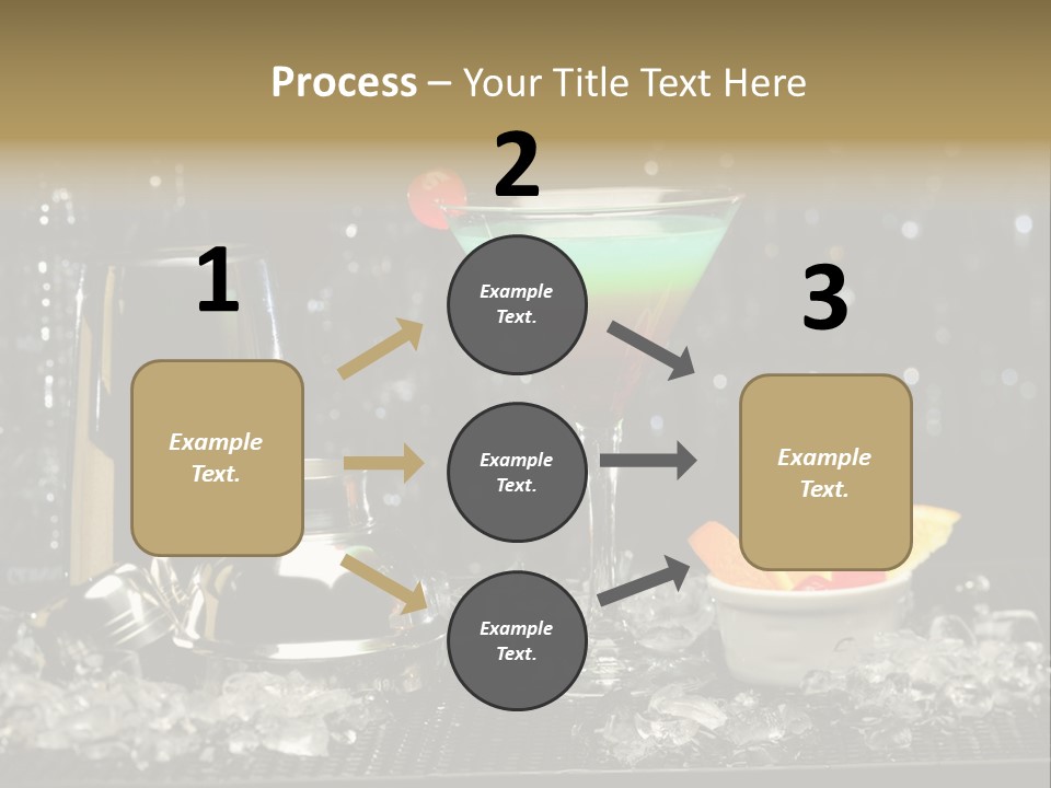 Cherry Vodka Curacao PowerPoint Template