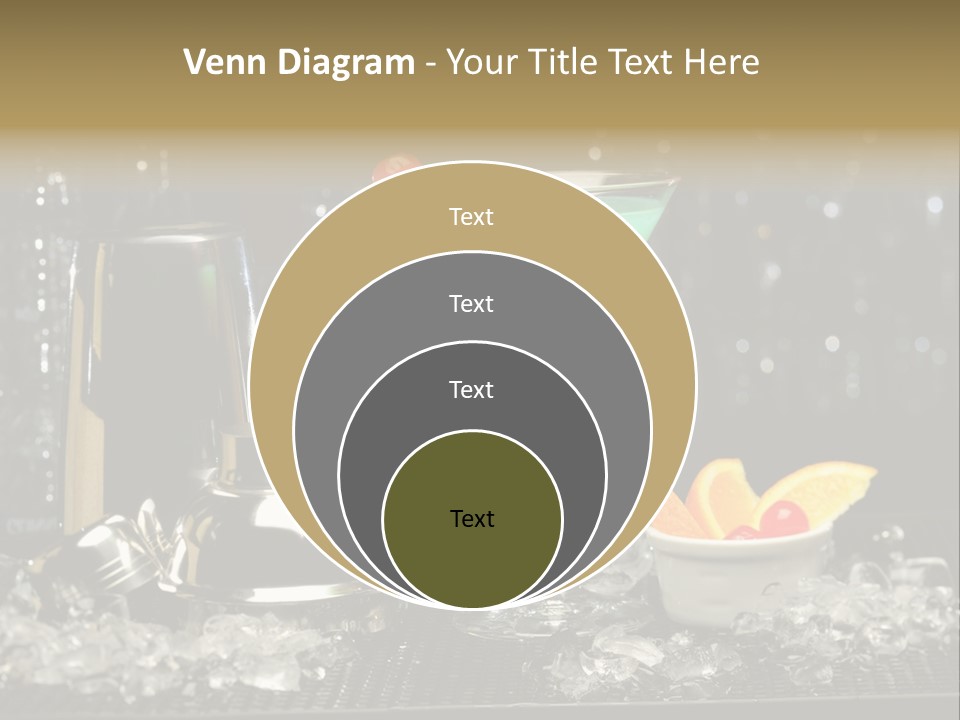 Cherry Vodka Curacao PowerPoint Template