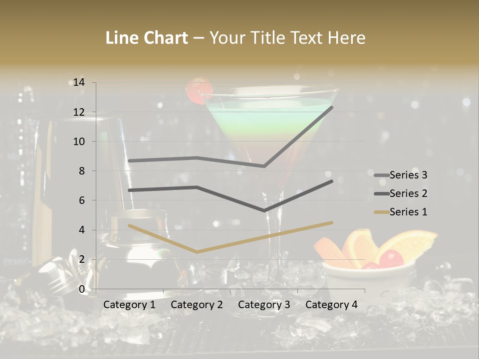 Cherry Vodka Curacao PowerPoint Template
