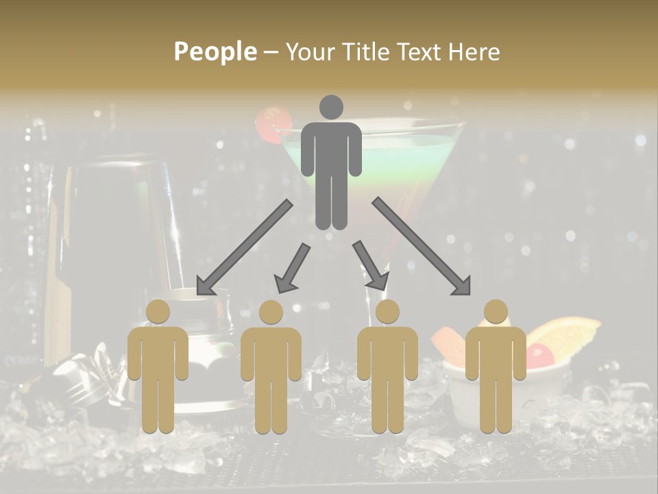 Cherry Vodka Curacao PowerPoint Template