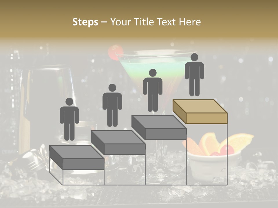 Cherry Vodka Curacao PowerPoint Template