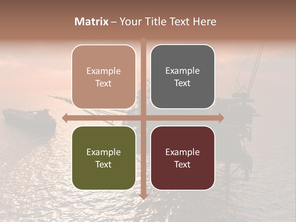 Oil Maintenance Drilling PowerPoint Template