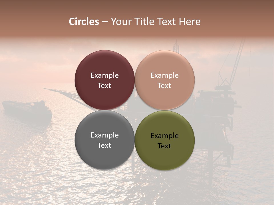 Oil Maintenance Drilling PowerPoint Template